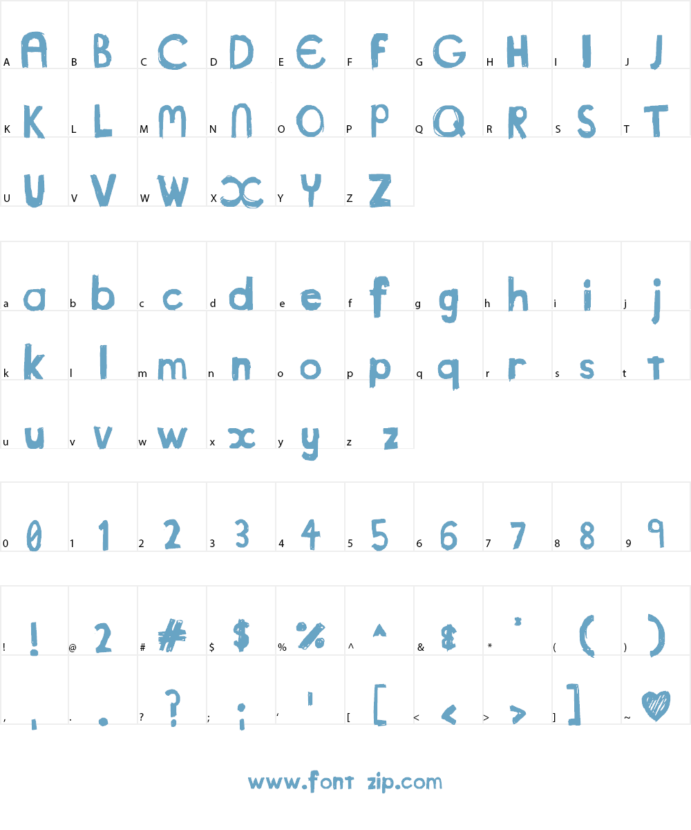 The Octopus Font Character